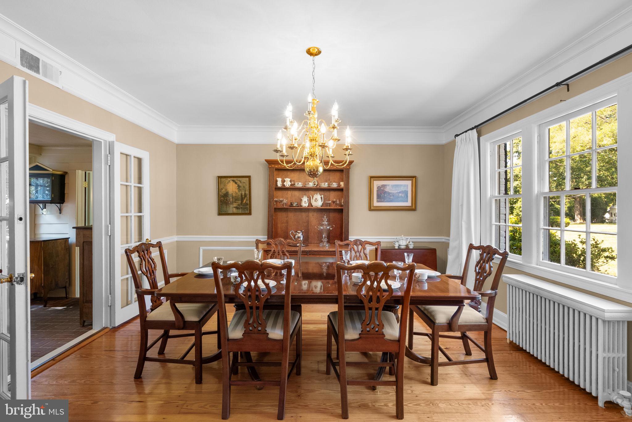 801 Notley Road Silver Spring, MD 20904 - Photo 11 of 42 a view of a dining room with furniture window and outside view
