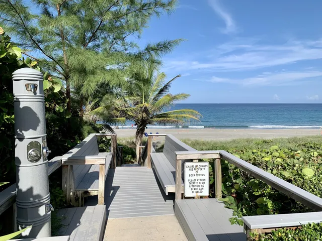 a view of an outdoor space with seating area