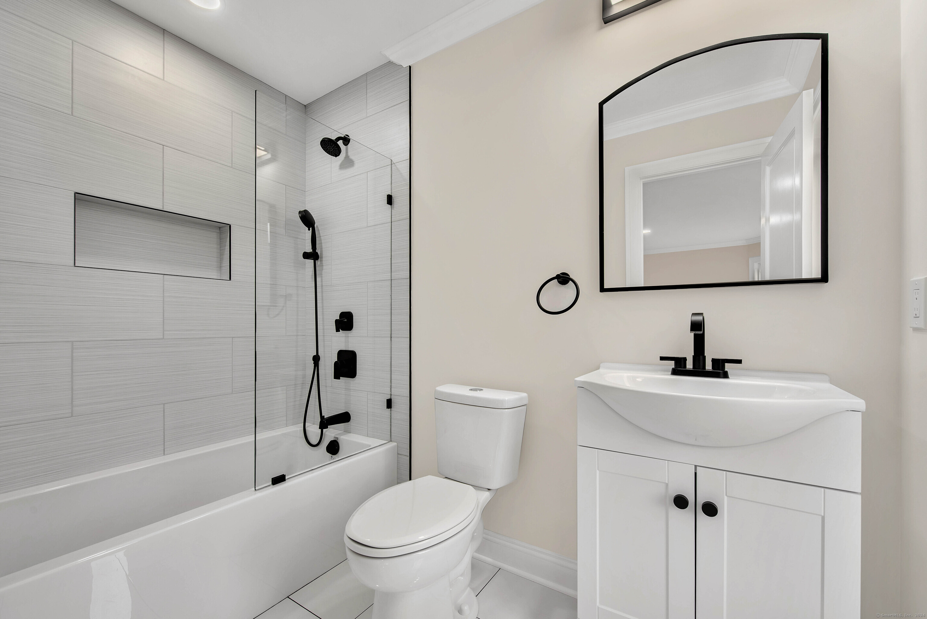 34 Fox Run Road Redding, CT 06896 - Photo 28 of 40 a bathroom with a sink a toilet and shower