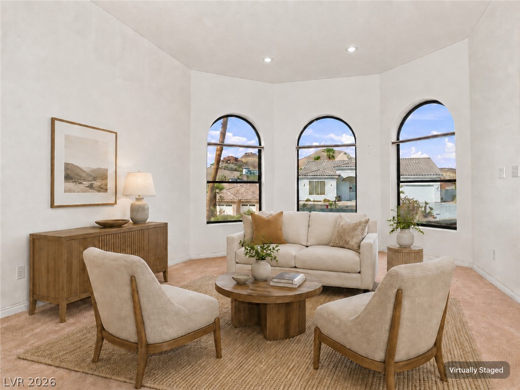 1068 Calico Ridge Drive Henderson, NV 89011 - Photo 20 of 38 Arched windows and vaulted ceilings.