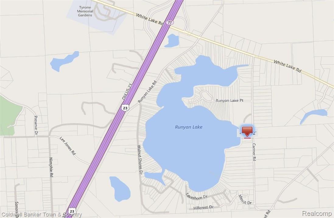 10237 Carmer Road Fenton, MI 48430 - Photo 27 of 27 RunyanLake-Map.jpg