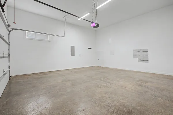 a view of a room with an empty space
