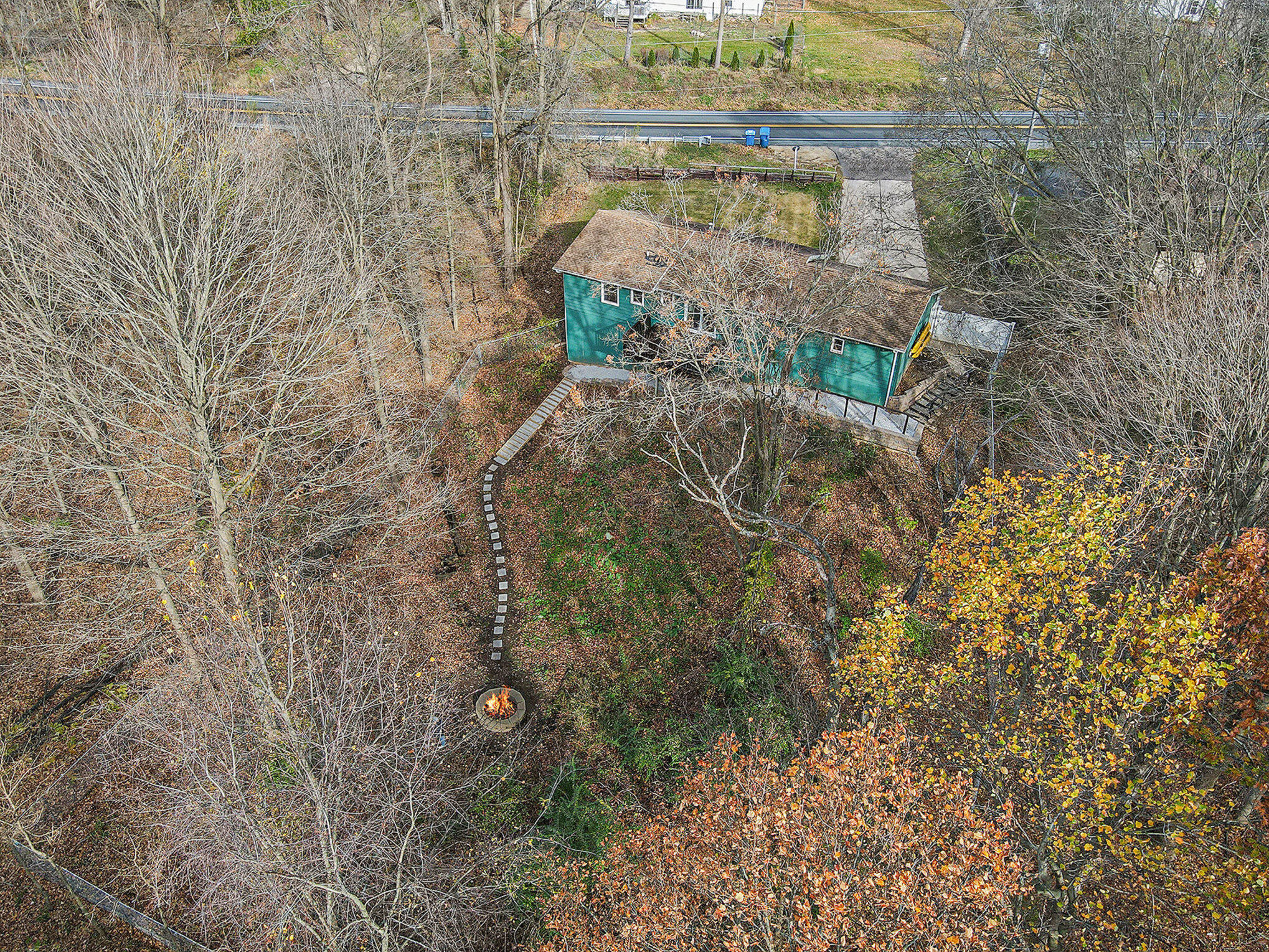 2115 Barney Road Kalamazoo, MI 49004 - Photo 3 of 34 Aerial Backyard