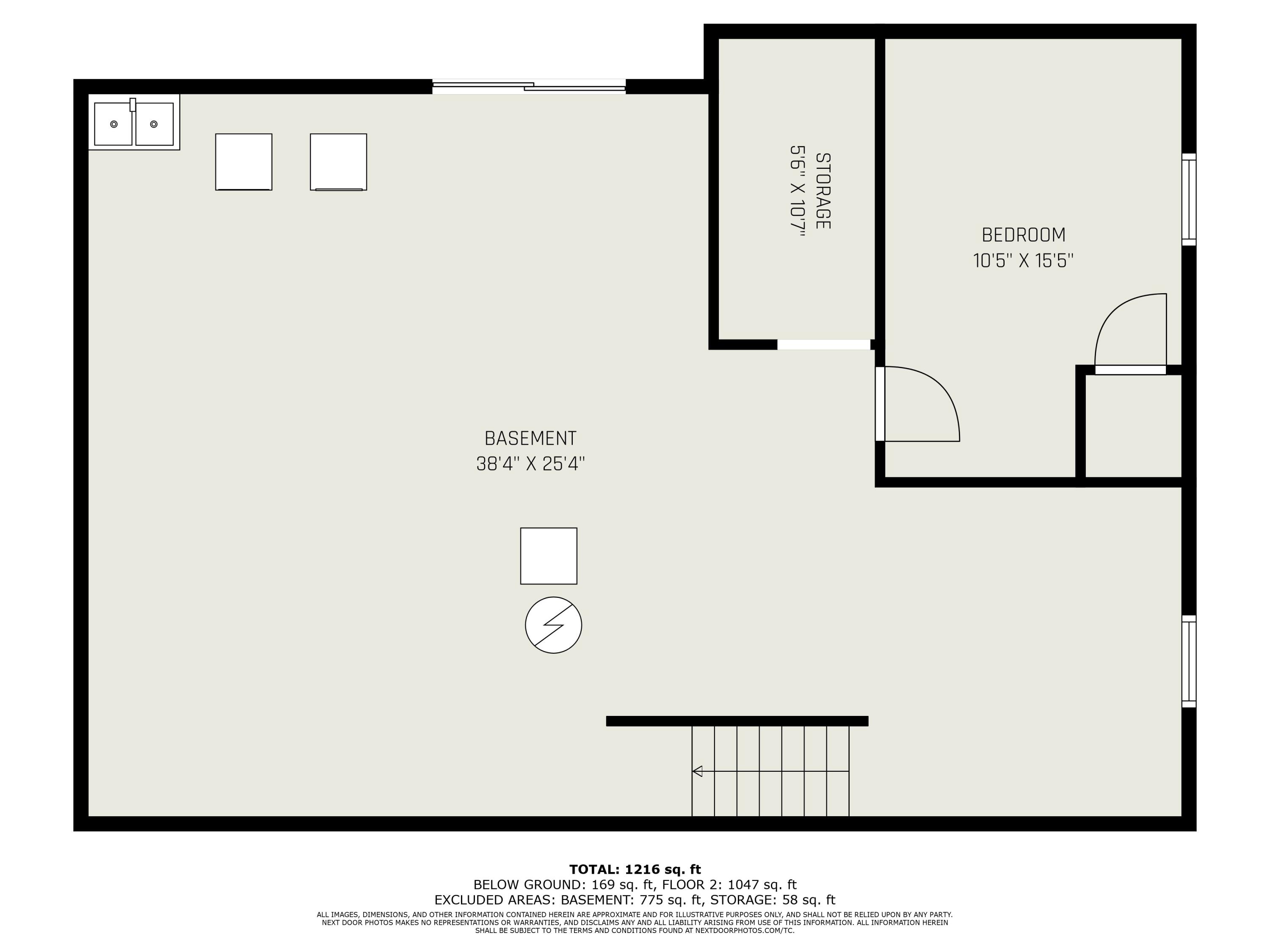 2115 Barney Road Kalamazoo, MI 49004 - Photo 33 of 34 Basement Floor Plan