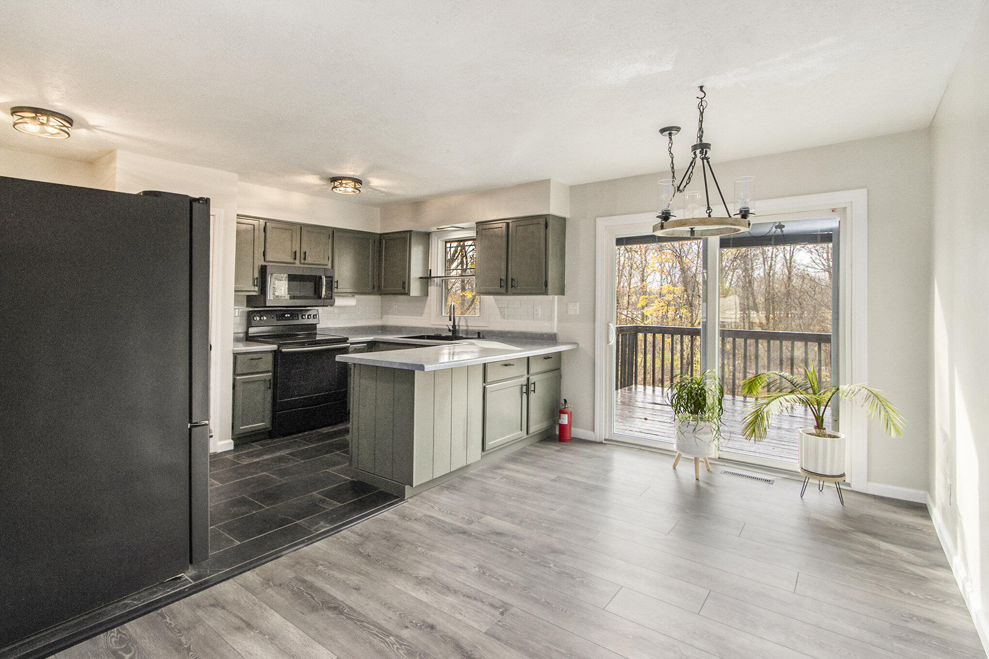 2115 Barney Road Kalamazoo, MI 49004 - Photo 10 of 34 Kitchen and Dining Area