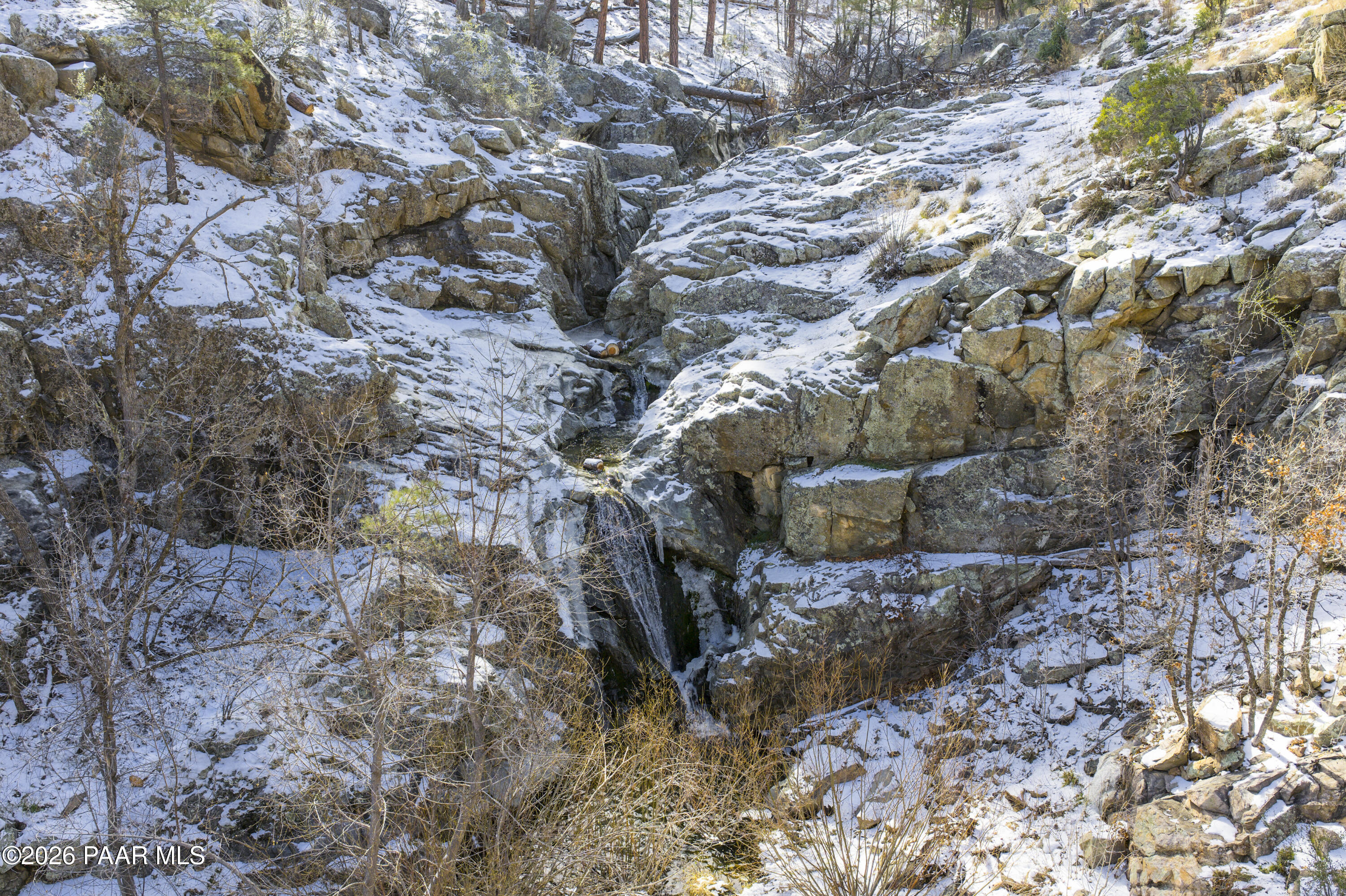 1065 High Valley Ranch Road Prescott, AZ 86303 - Photo 46 of 58 Seasonal Creek and Waterfall