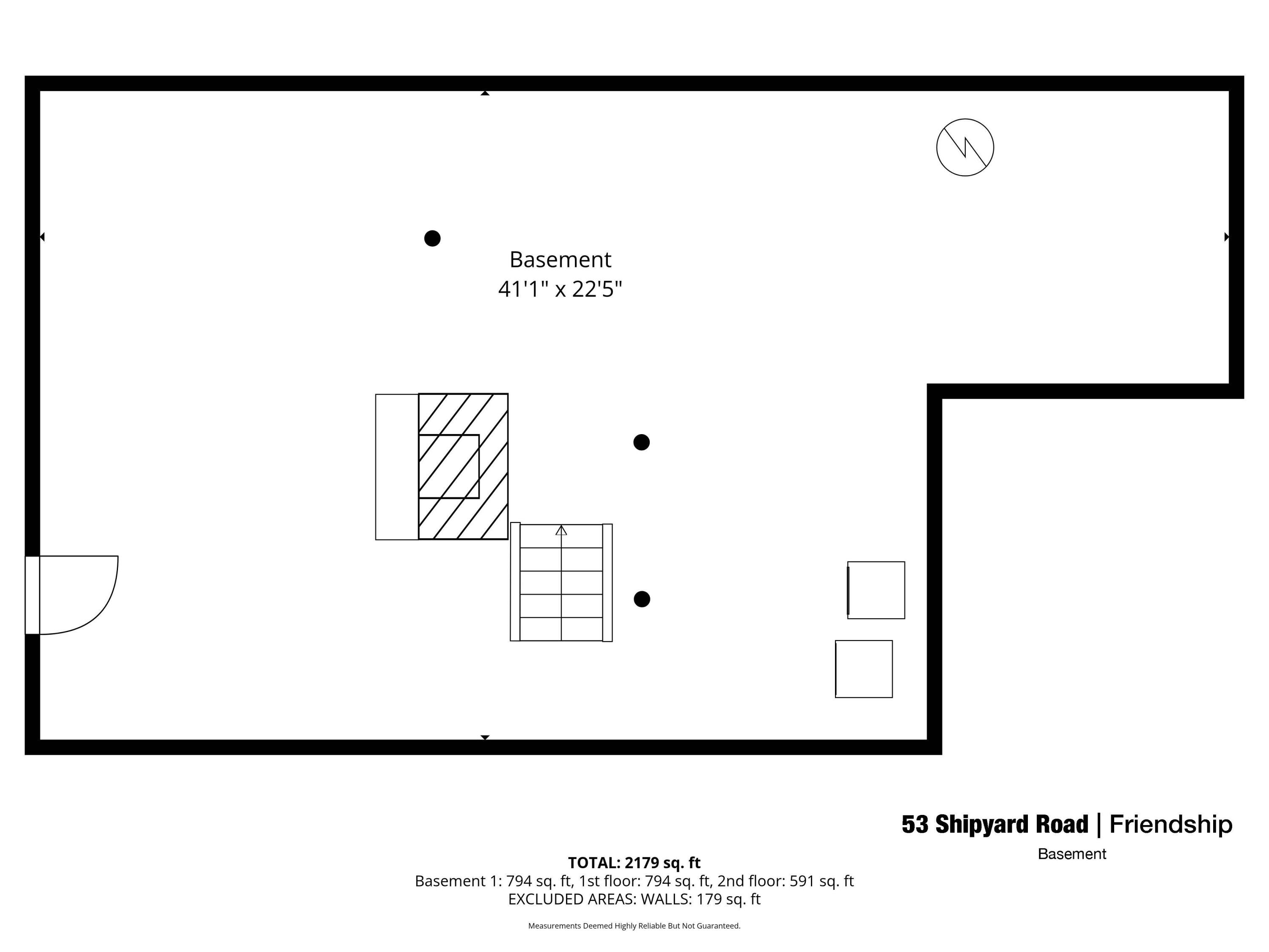 53 Shipyard Road Friendship, ME 04547 - Photo 43 of 46 53 Shipyard Road - Basement