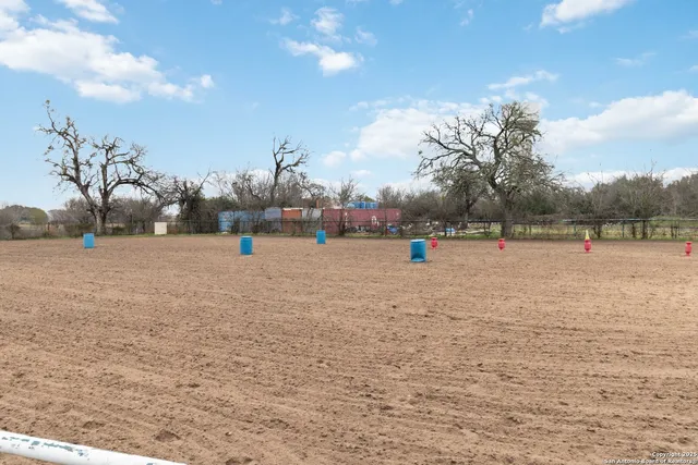 a view of outdoor space with lots of trees