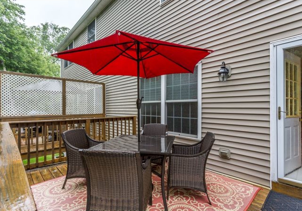 175 Leonard Street, Unit 2 Raynham, MA 02767 - Photo 24 of 27 a patio with tables and chairs