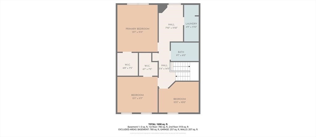 175 Leonard Street, Unit 2 Raynham, MA 02767 - Photo 26 of 27 a picture of floor plan