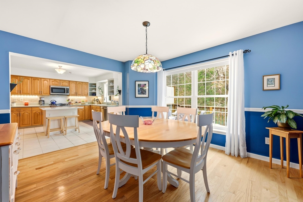175 Leonard Street, Unit 2 Raynham, MA 02767 - Photo 10 of 27 a view of a dining room with furniture window and wooden floor