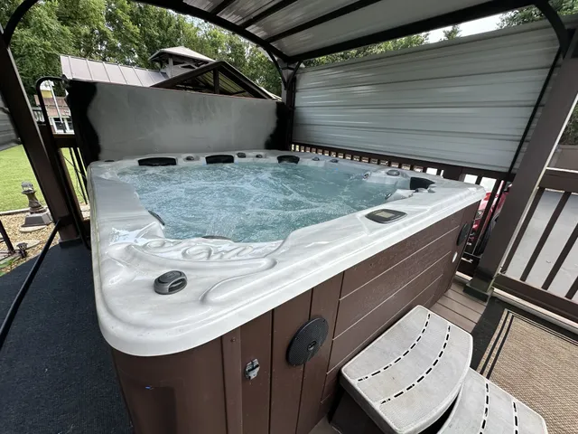 a view of room with furniture