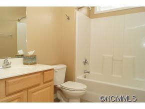 334 Wildbriar Road Fletcher, NC 28732 - Photo 17 of 20 a bathroom with a sink a toilet and shower