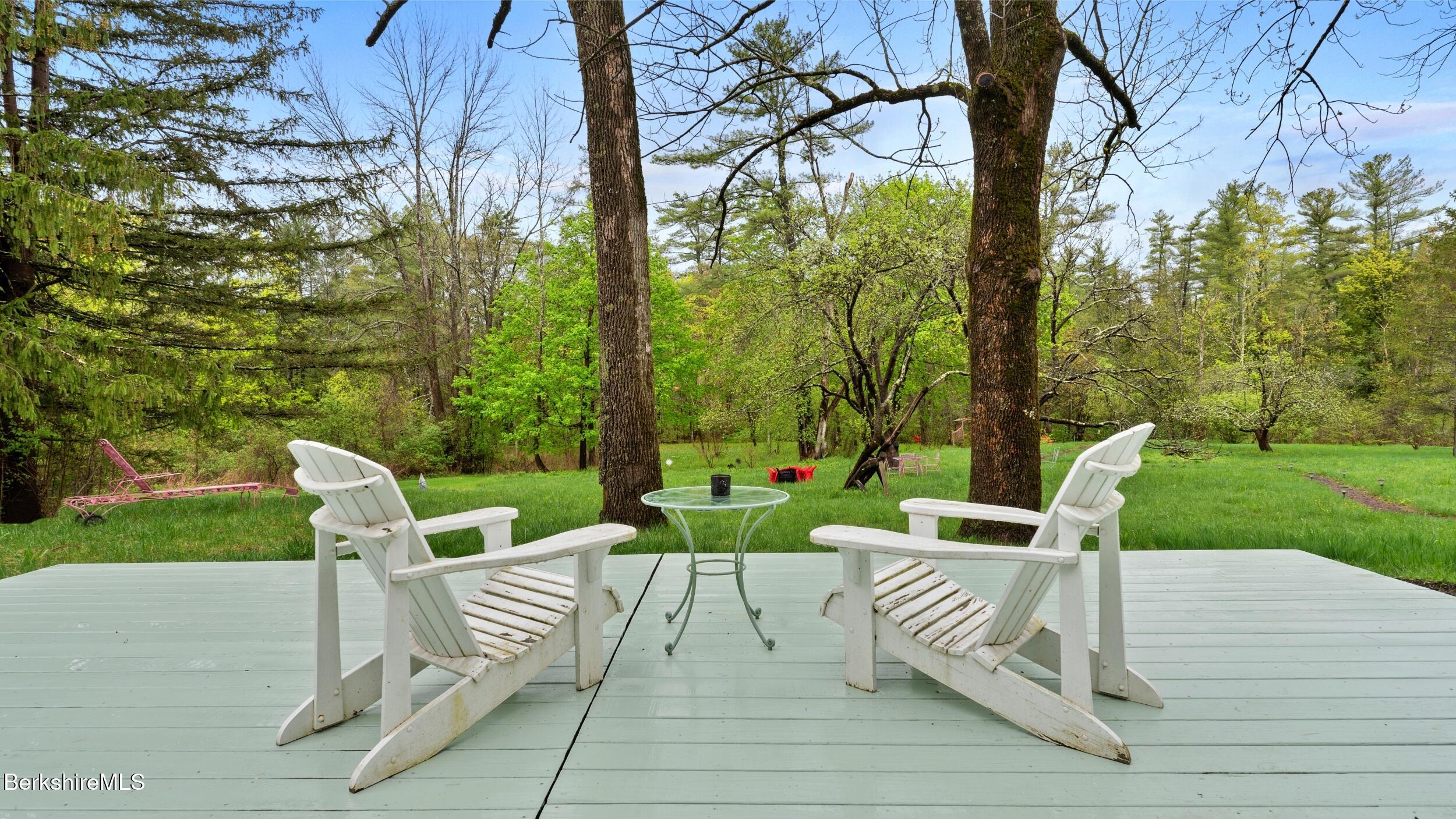 Deck off Barn