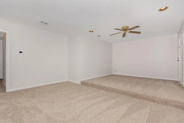 a view of an empty room