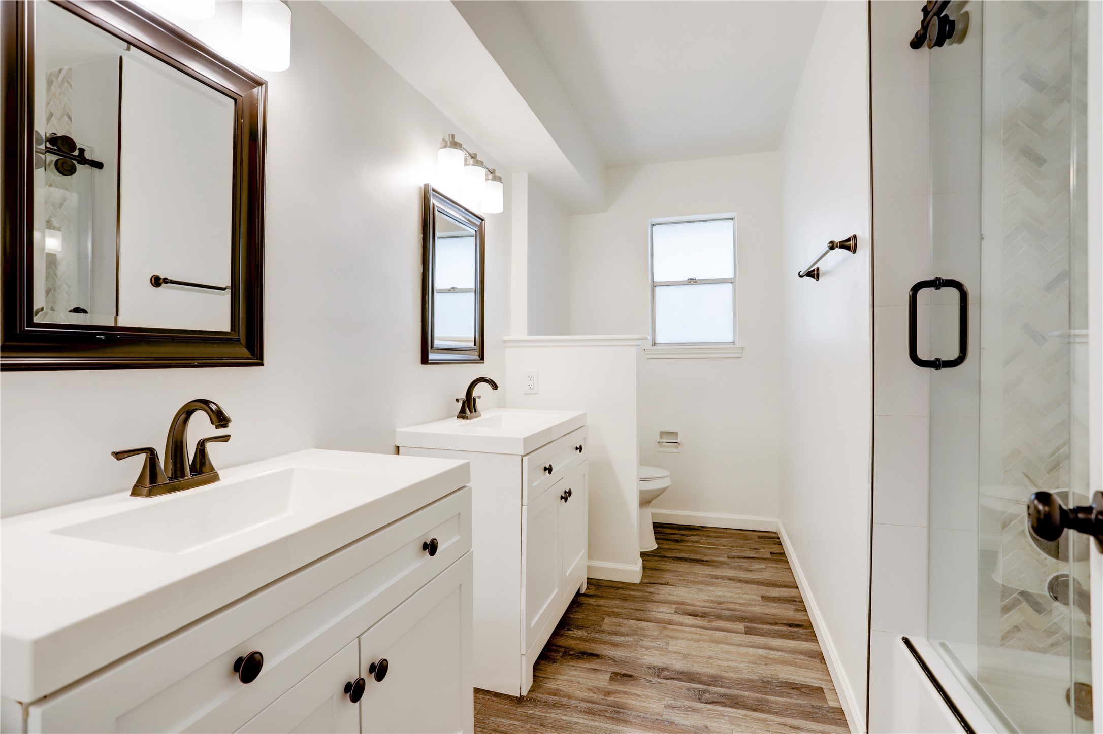 14035 Myrtlea Drive Houston, TX 77079 - Photo 27 of 38 The secondary bathroom was also fully remodeled.