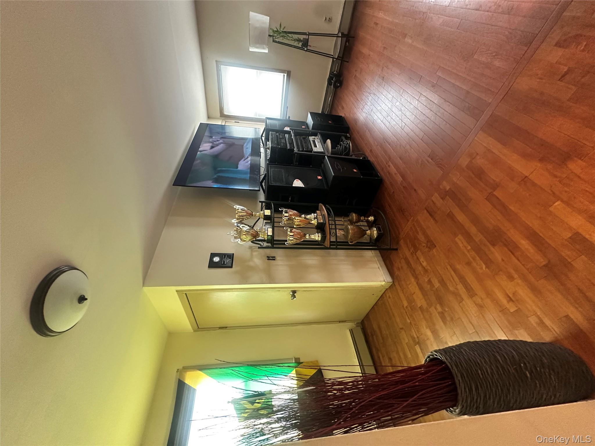 16 Spring Street Roosevelt, NY 11575 - Photo 5 of 19 a living room with furniture and a flat screen tv