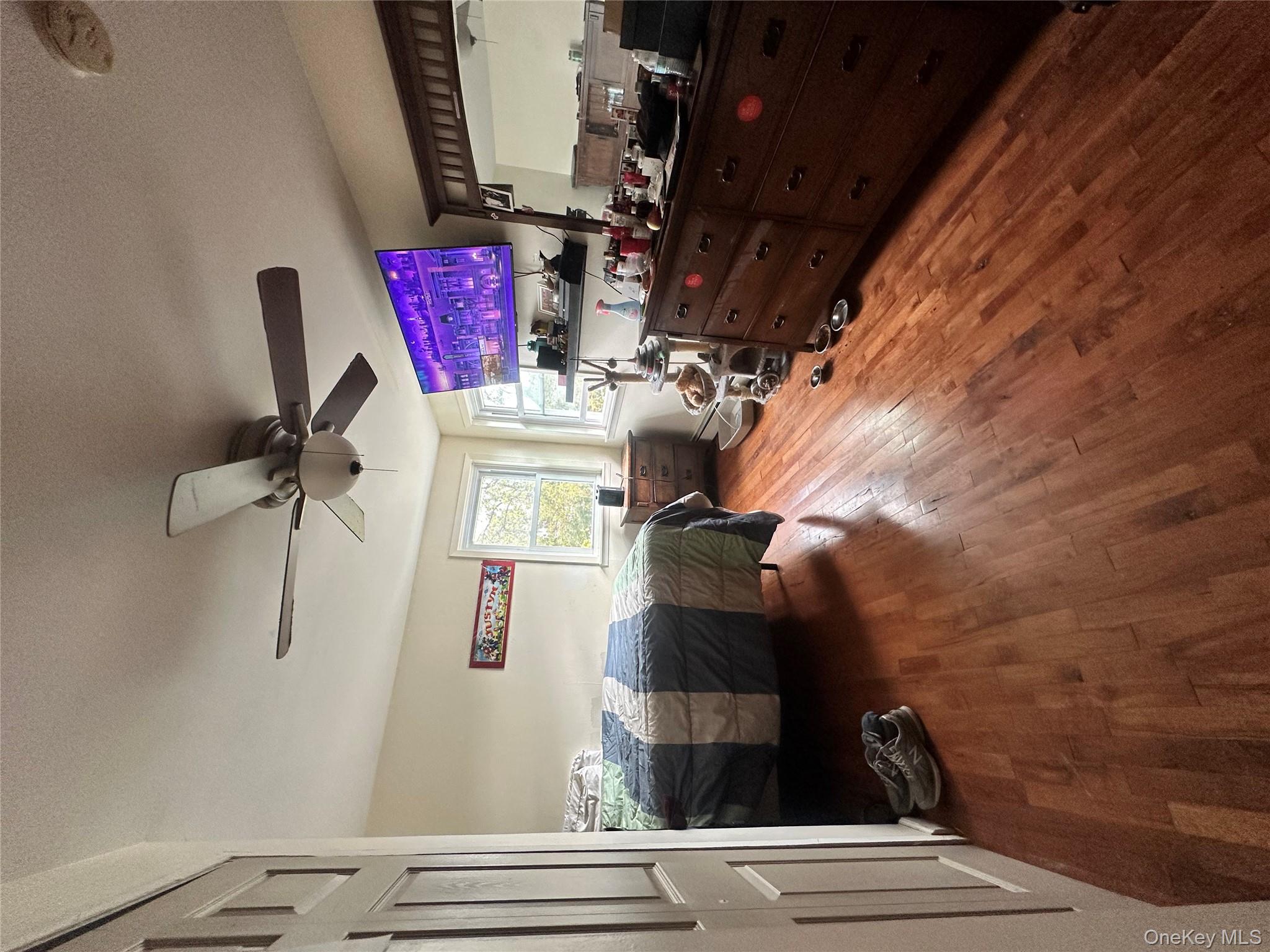 16 Spring Street Roosevelt, NY 11575 - Photo 7 of 19 a living room with furniture a flat screen tv and a dresser