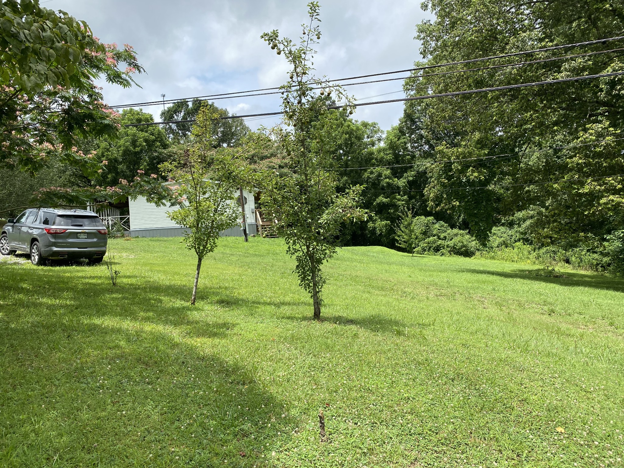 7106 Lake Road Northwest Fairview, TN 37062 - Photo 2 of 20 The Renovated Home sits on 1.73 Acres. Large Trees in backyard could be cut to open view to the Lake. The home has great location with boundaries to Hwy 96 & Lake Rd
