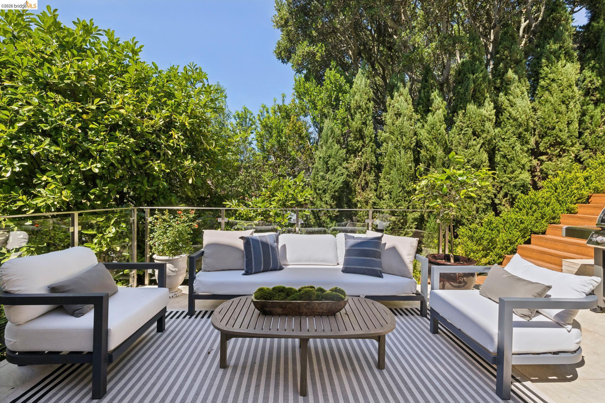 1426 Grand View Drive Berkeley, CA 94705 - Photo 27 of 55 Outdoor "garden room" for entertaining and play