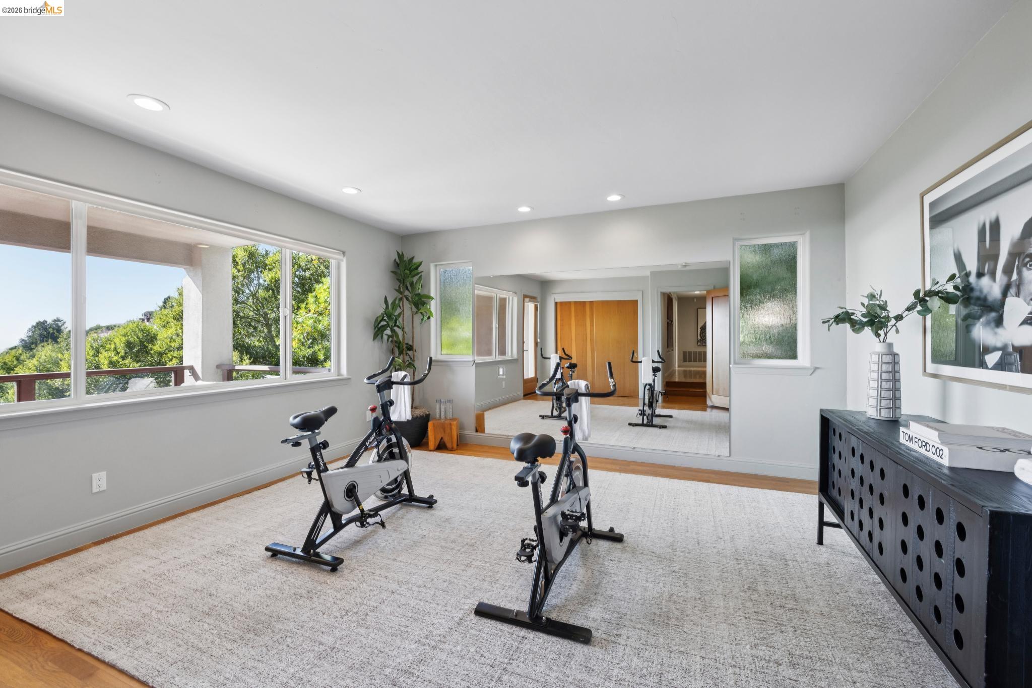 1426 Grand View Drive Berkeley, CA 94705 - Photo 42 of 55 Used as home gym with private patio