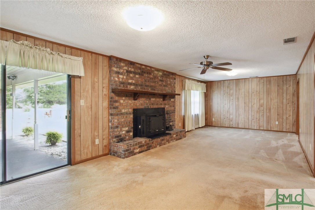 219 George Road Bloomingdale, GA 31302 - Photo 8 of 36 Fireplace with heater for comfort