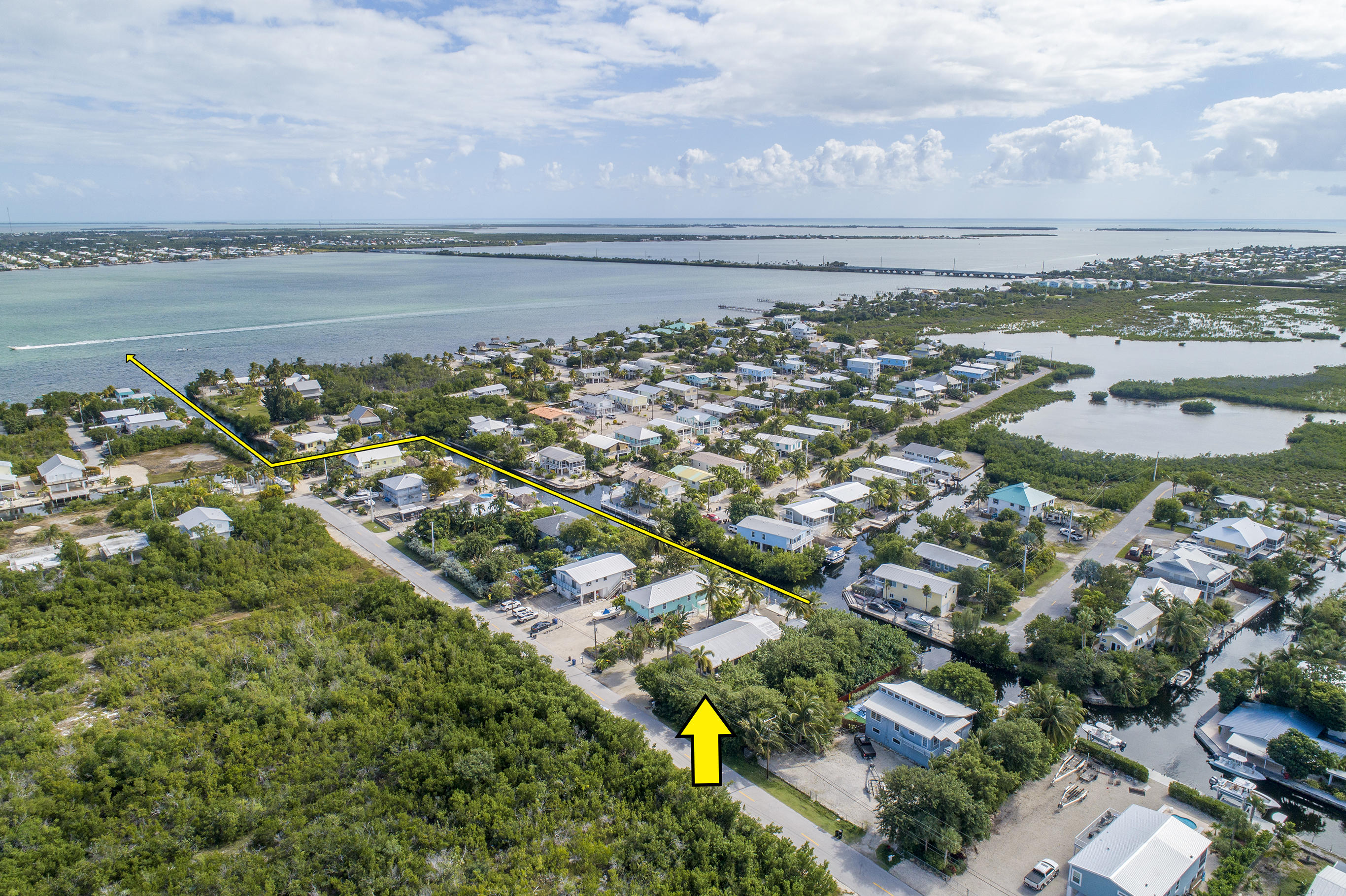 28300 County Road Summerland Key, FL 33042 - Photo 34 of 34 Aerial neighborhood, boat access