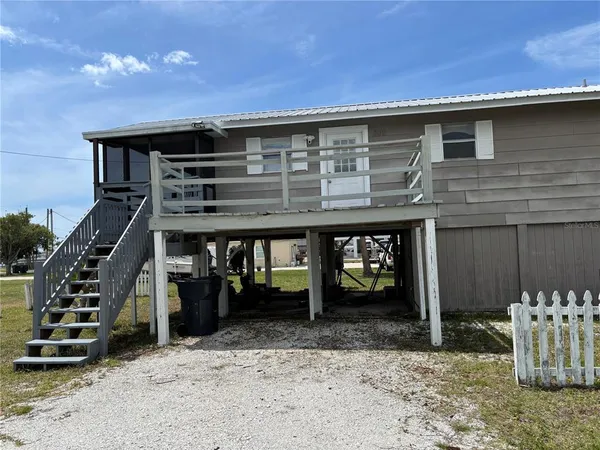 a view of a house with a balcony