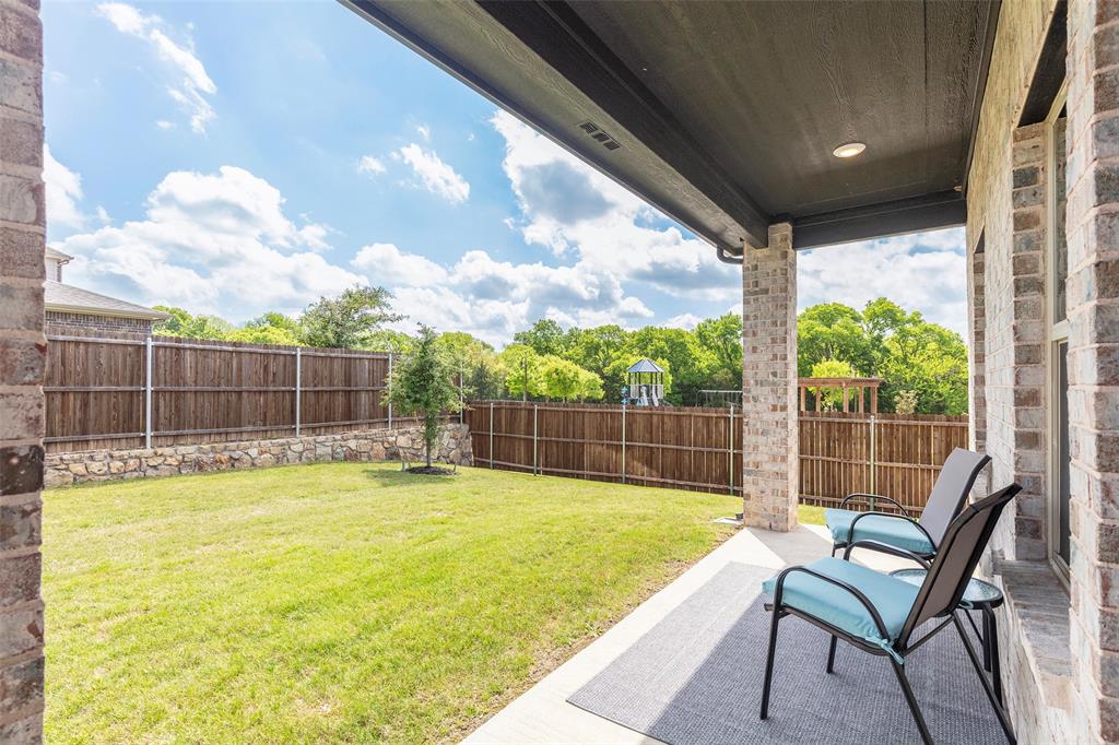 1504 Cobblestone Road Melissa, TX 75454 - Photo 32 of 39 Private backyard with open green space and room to expand.