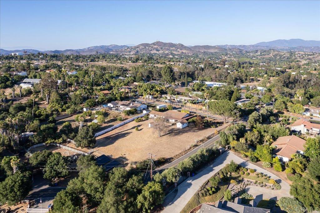 112 Palmas Norte Fallbrook, CA 92028 - Photo 67 of 74 an aerial view of residential houses with outdoor space and trees