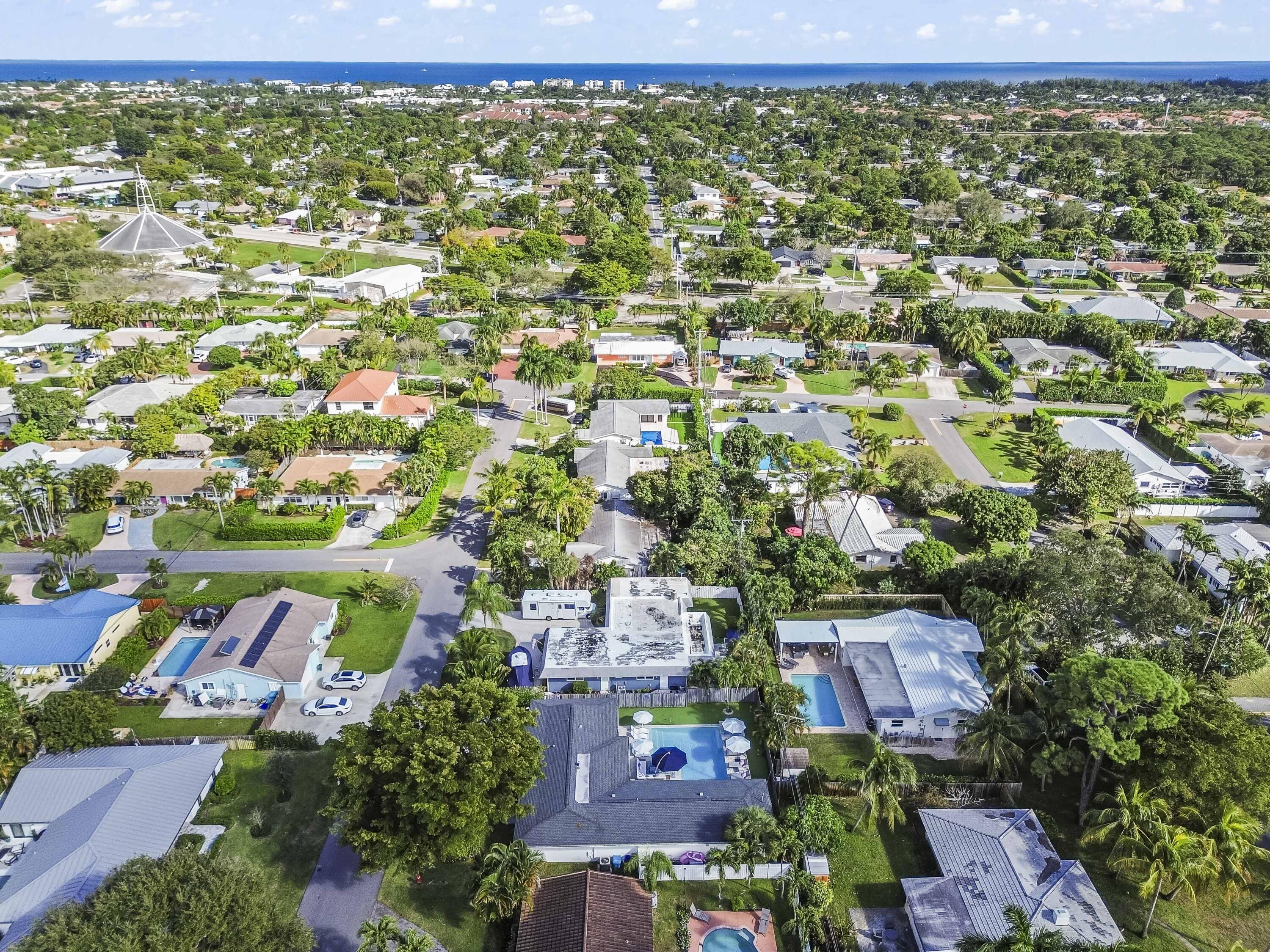 518 Southwest 28th Avenue Boynton Beach, FL 33435 - Photo 46 of 55 44 Aerial 04