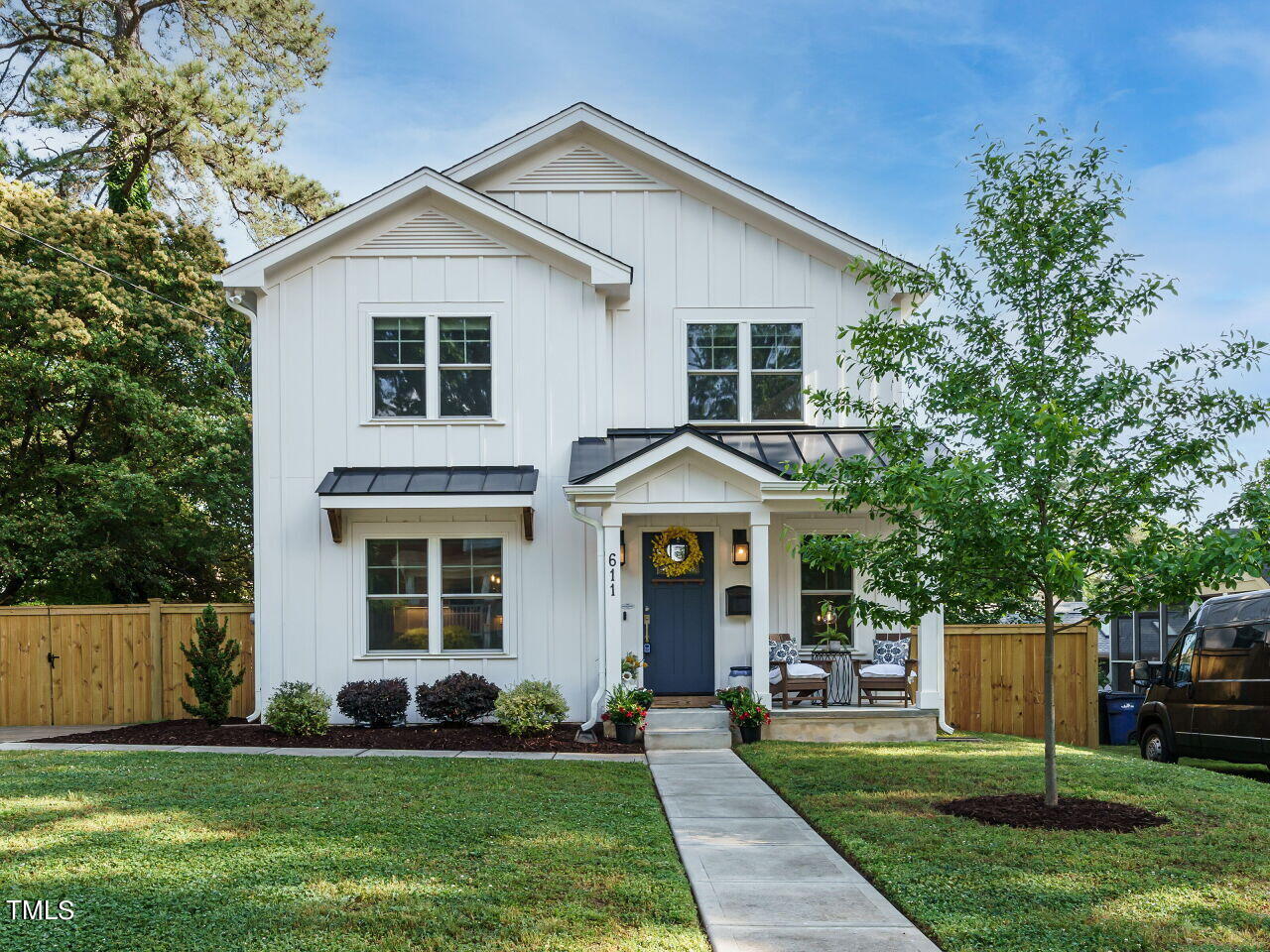 611 Frank Street Raleigh, NC 27604 - Photo 1 of 30 a front view of a house with a yard