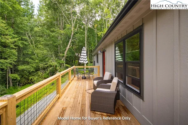 a view of balcony with couch