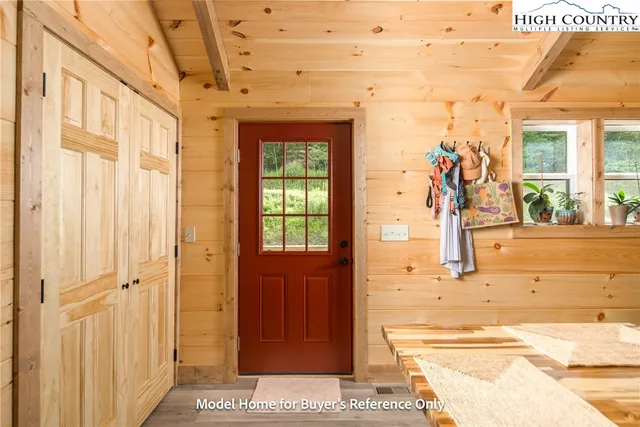 a view of a entryway door