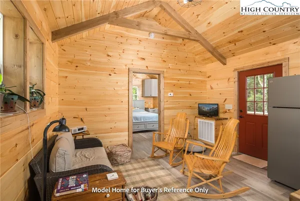 a view of an outdoor space with seating area