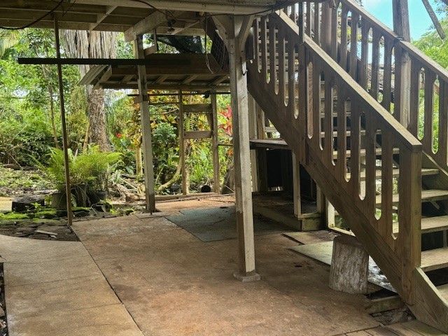 a view of street along with trees