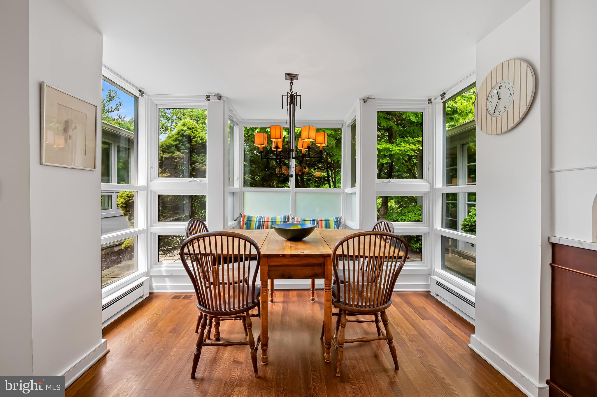 6 Meadow Road Baltimore, MD 21212 - Photo 17 of 53 a view of a dining room with furniture window and wooden floor