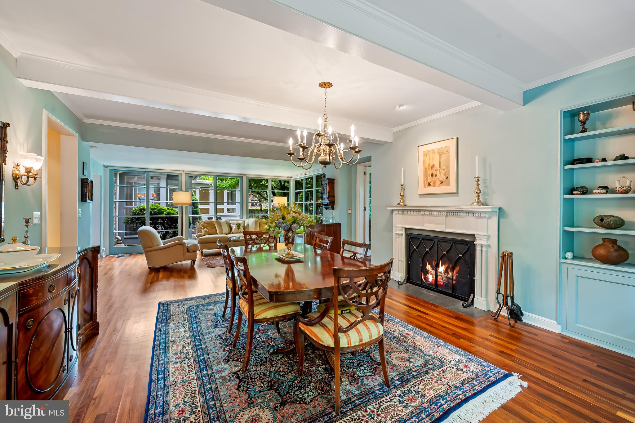 6 Meadow Road Baltimore, MD 21212 - Photo 22 of 53 a living room with furniture and a fireplace