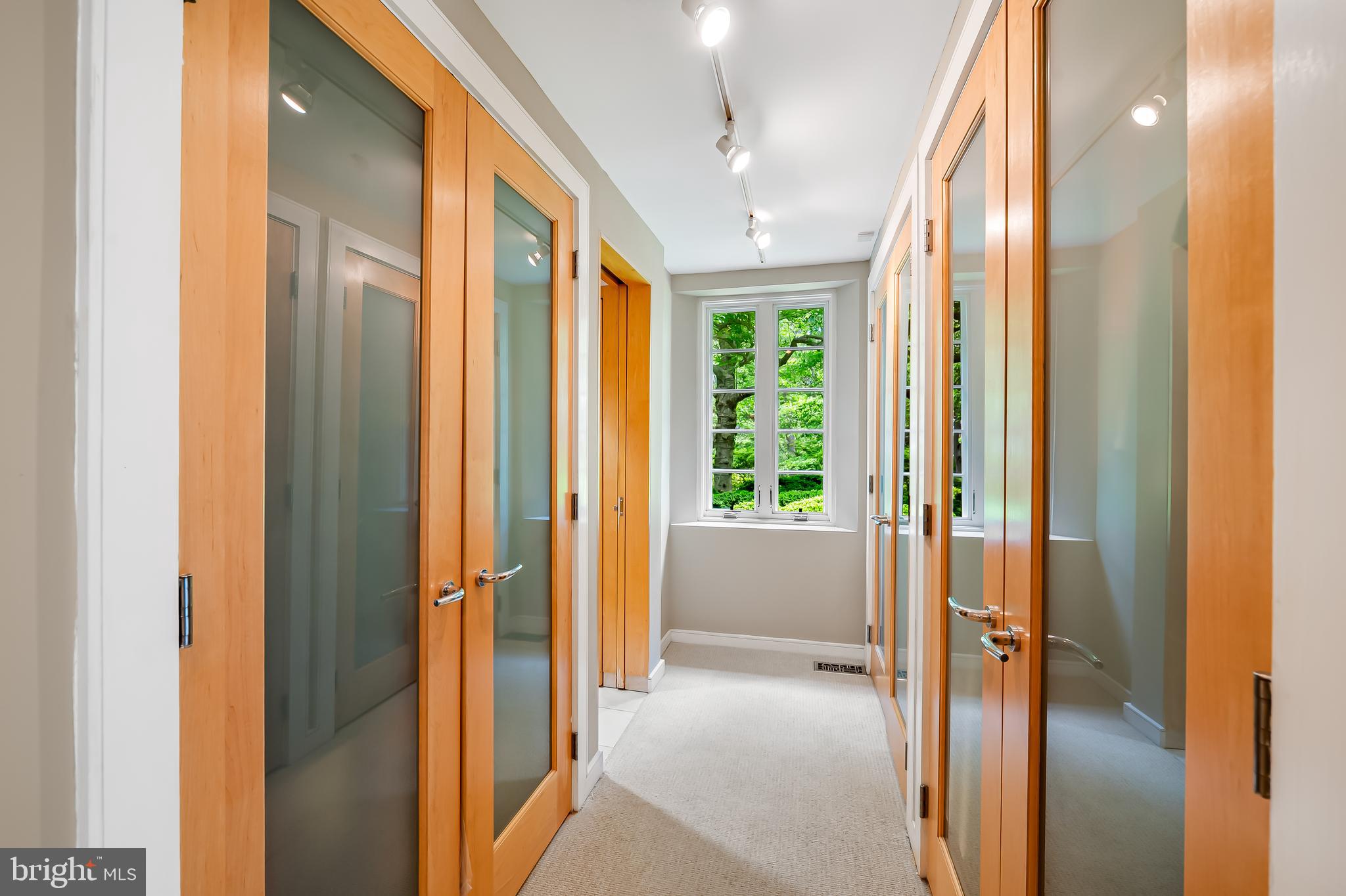 6 Meadow Road Baltimore, MD 21212 - Photo 30 of 53 a view of a hallway with wooden shelves