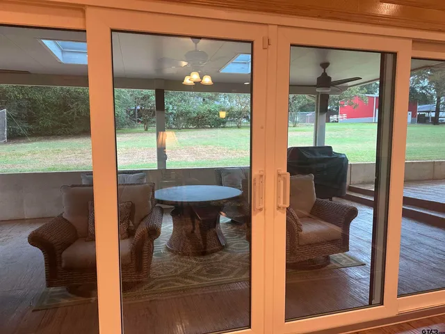 a view of livingroom from a furniture