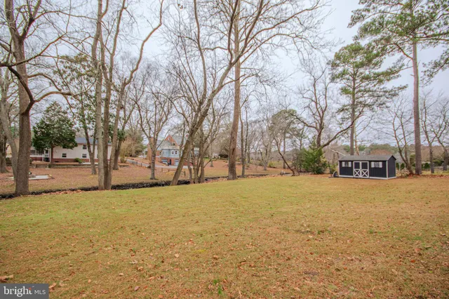 a front view of house with yard and trees