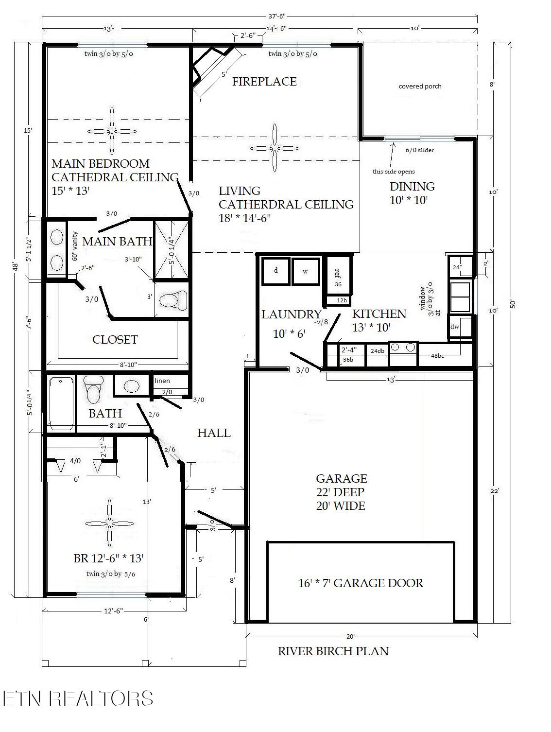 540 Henderson Road, Unit 26 Pigeon Forge, TN 37862 - Photo 39 of 41 River Birch Plan