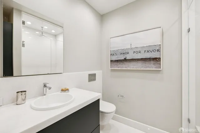 an aerial view of residential house with outdoor space