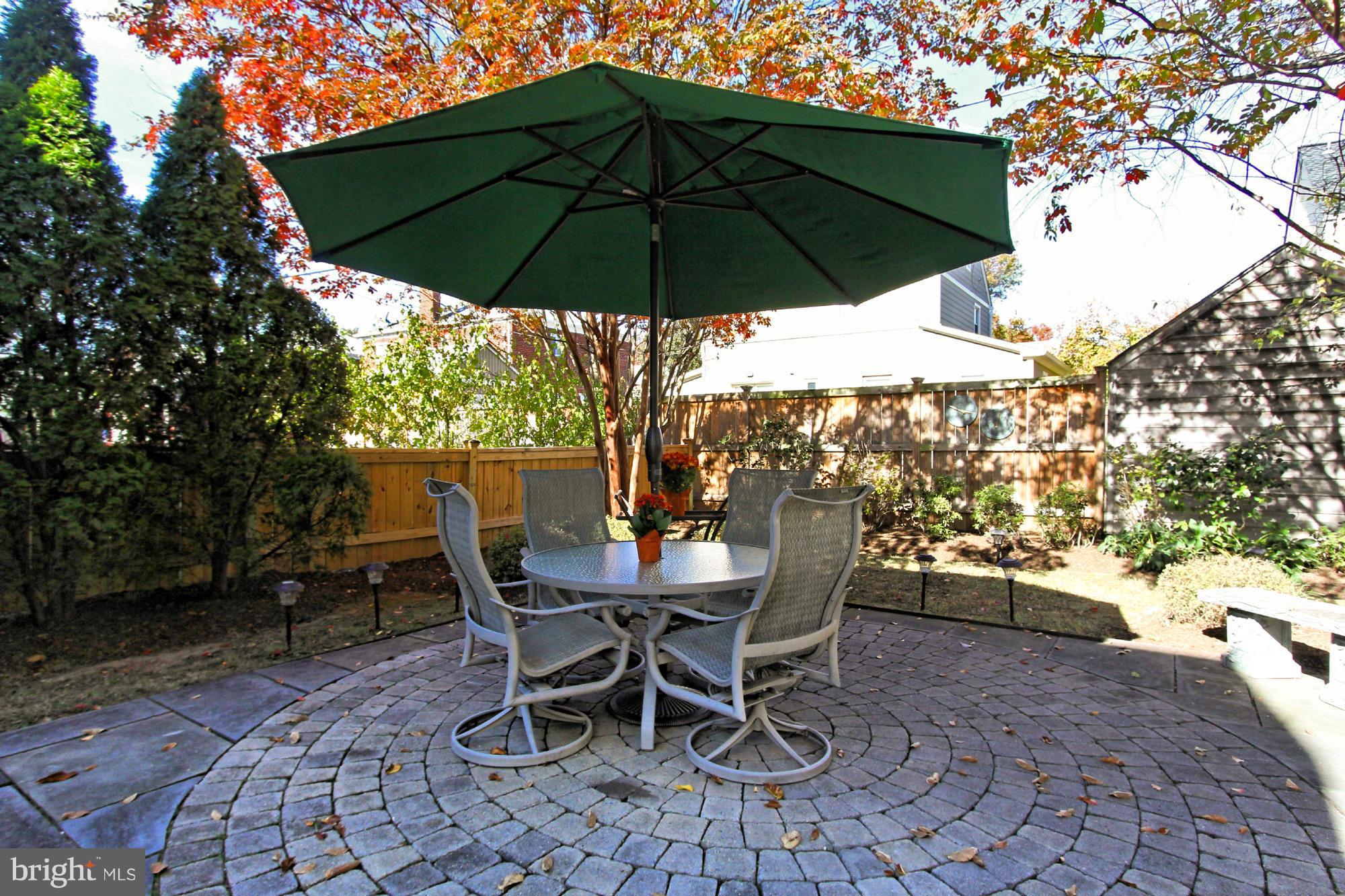 216 East Spring Street Alexandria, VA 22301 - Photo 29 of 30 Enjoy the paver stone and slate patio