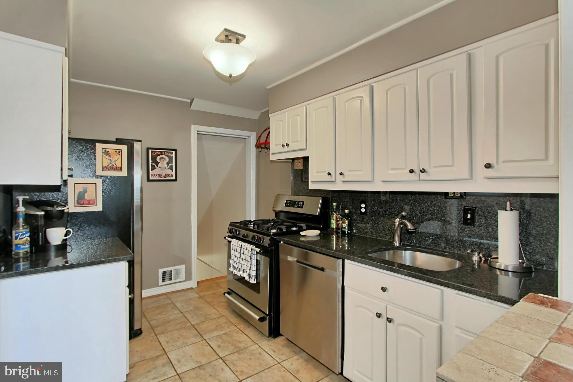 216 East Spring Street Alexandria, VA 22301 - Photo 6 of 30 Kitchen with pristine cabinets and SS appliances