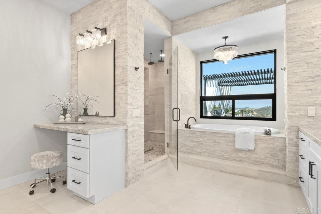 573 Lilac Ranch Road Alpine, CA 91901 - Photo 18 of 47 a bathroom with a sink and a mirror