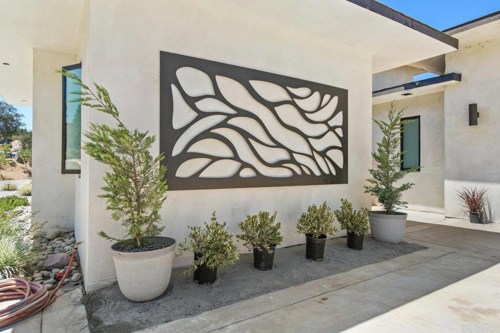 573 Lilac Ranch Road Alpine, CA 91901 - Photo 43 of 47 a potted plant sitting on the side of a building