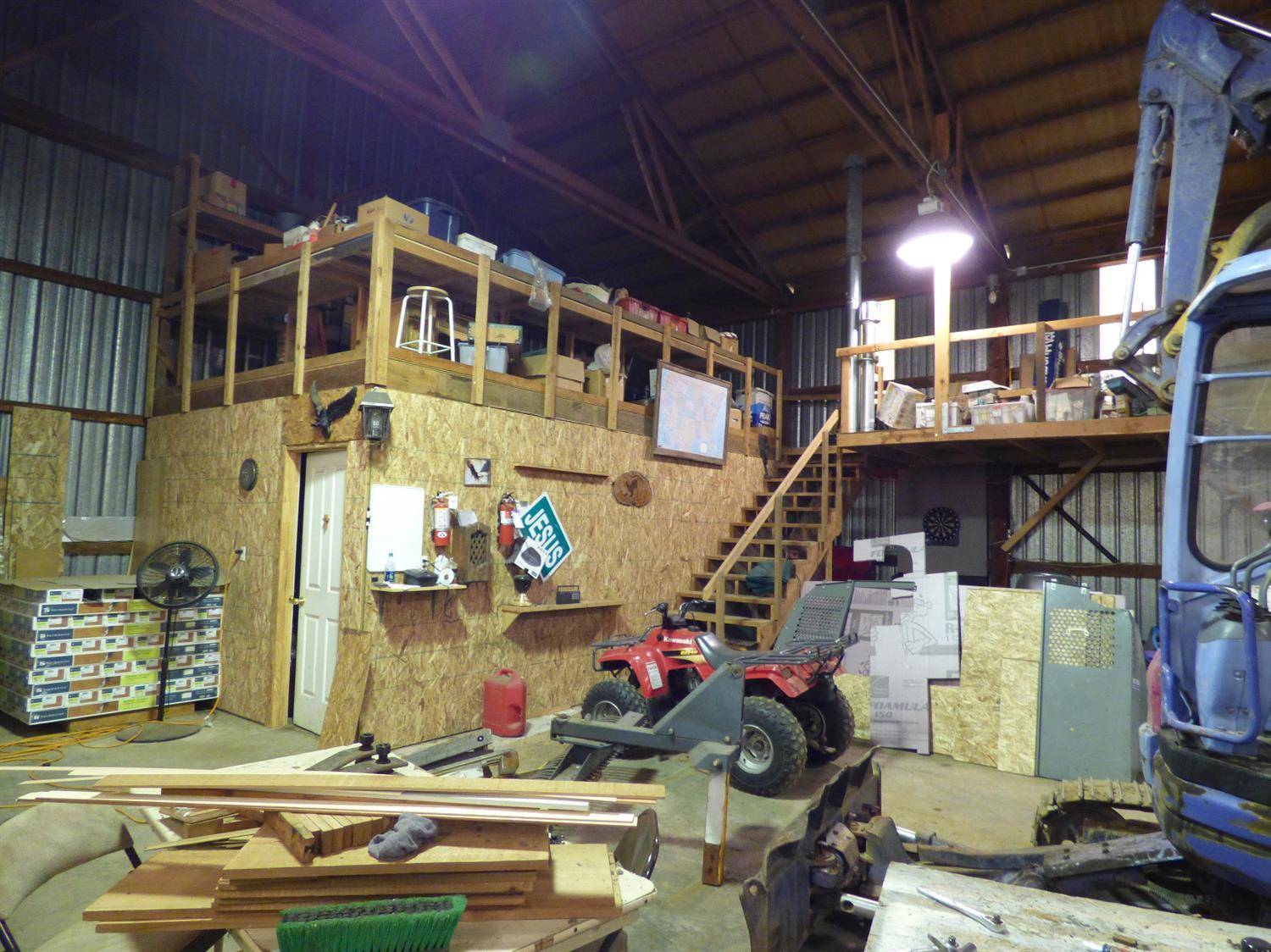 680 Hays Cut Off Road Cave Junction, OR 97523 - Photo 19 of 28 Inside shop, exterior of office, and mez