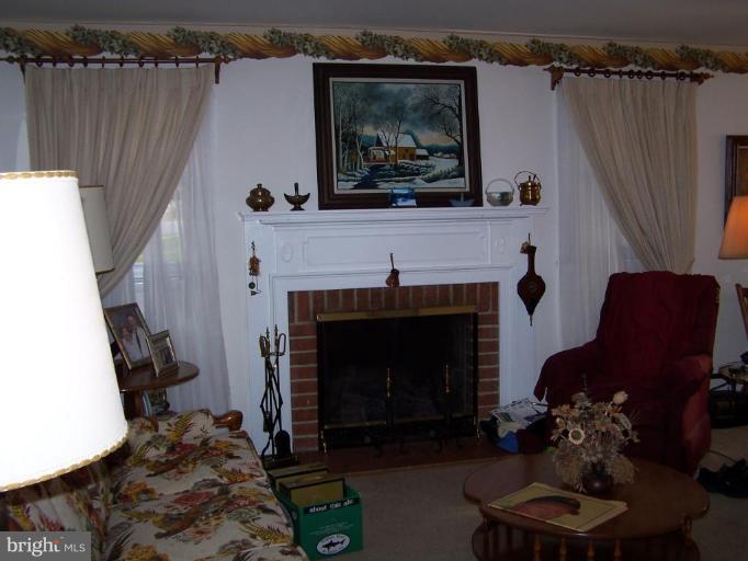 9133 Covered Bridge Road Parkville, MD 21234 - Photo 2 of 16 Living Room with Fireplace