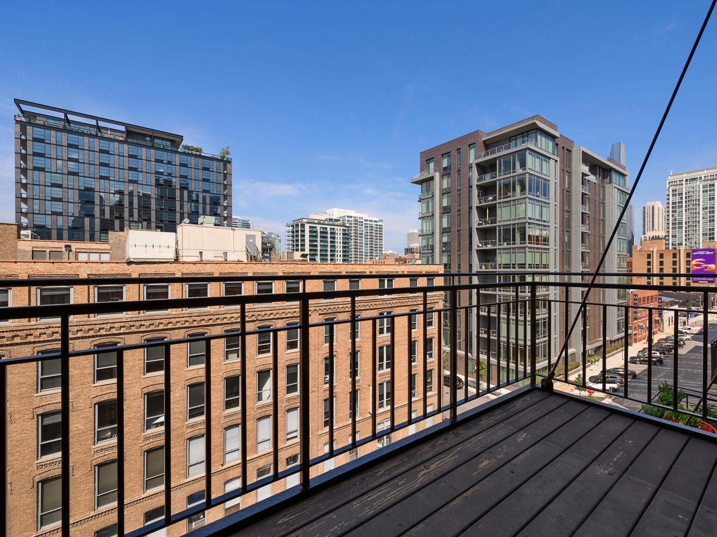 375 West Erie Street, Unit 508 Chicago, IL 60654 - Photo 15 of 16 a view of a building from a balcony